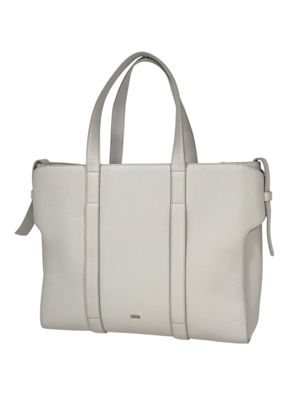 Dior Tote Bag Koror Leather Light Gray